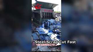 Van dichterbij bekeken: lengte 180 mm schrootschaarmachine 1 set staalschrootversnipperaarmachine