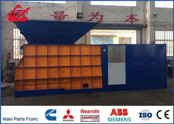 Powerful Horizontal Metal Scrap Cutting Machine 630Ton 3-4 Times/Min For Steel And Iron