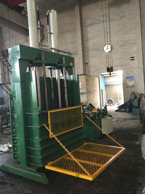 100Ton Force Tire Baler with 1550×760mm Bale Size and 11kW Motor Power for Scrap Tire Recycling