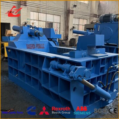 2000 kN Hydraulic Metal Baler 44KW for Rebar Scrap Recycling Applications