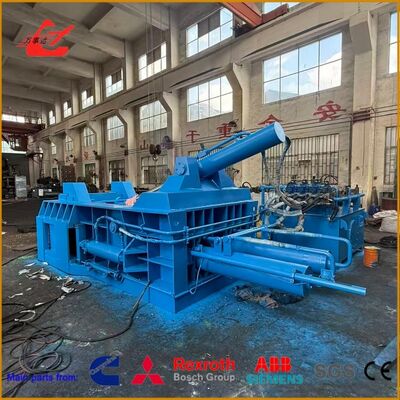 PLC Semi Automatic Tire Wire Baler with 200×200mm Bale Size for Steel Wire Recycling