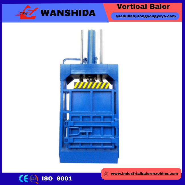 25-Ton Vertical Baler for Plastic and Light Steel Drum Recycling