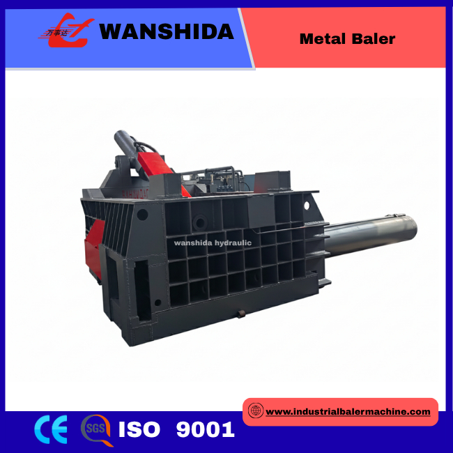 Side Push-Out Scrap Metal Compactor with Superior Performance