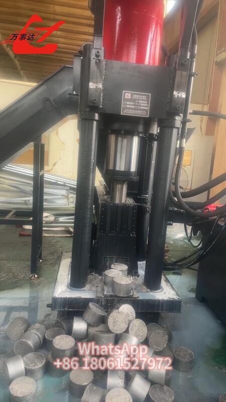 3150KN Hydraulic Metal Briquetting Press with PLC Semi-Automatic Operation and 1500 kg/h Capacity for Efficient Scrap Recycling