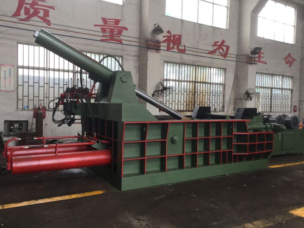 High Safety Automatic Metal Recycling Baler For Scrap Management With PLC Control