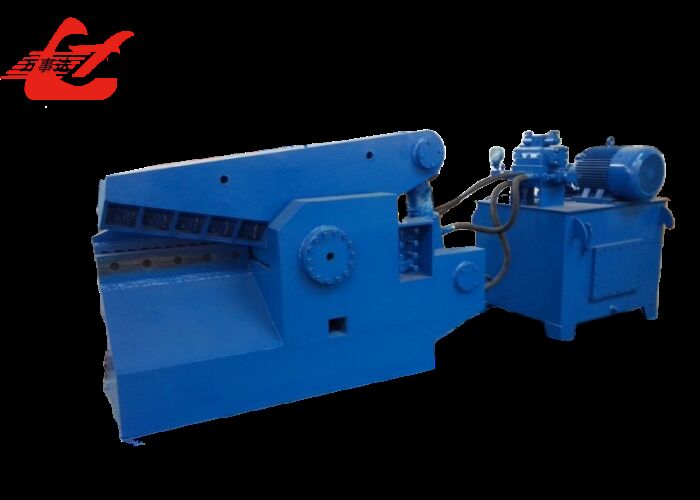 Alligator Shear Machine 1200kN Force With 800mm Blade Compact Scrap Metal Cutter