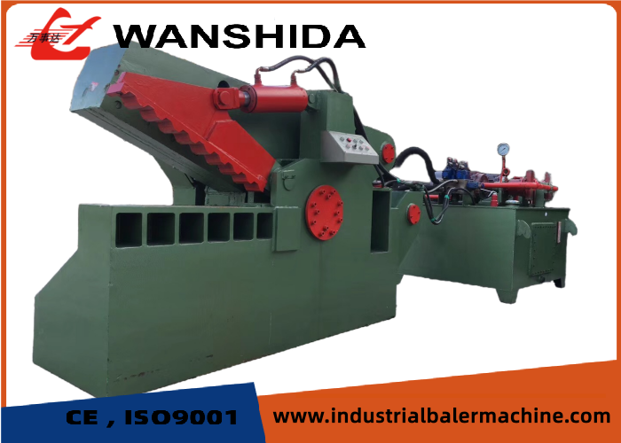 Space Saving Compact Metal Cutting Shear 4000kN For Heavy Scrap Metal And Recycling Yard Cutting