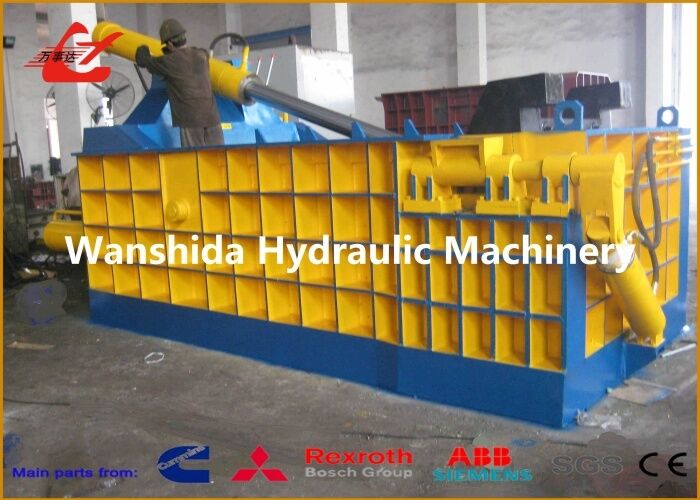 PLC Control System Hydraulic Steel Baling Machine Bale Size 1600 × 1000 × 800 mm For Heavy-Duty Baling