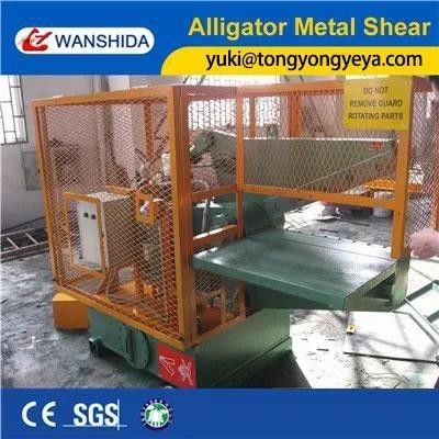 Schrootmetalen Schaarhoogte Stalen Schroot Schaarmachine Met Holtebescherming Tijdbesparend