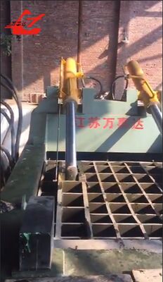 Zware 60kW hydraulische schrootmetaalpers met 2500 KN kracht voor wapeningsstaal en staalrecycling